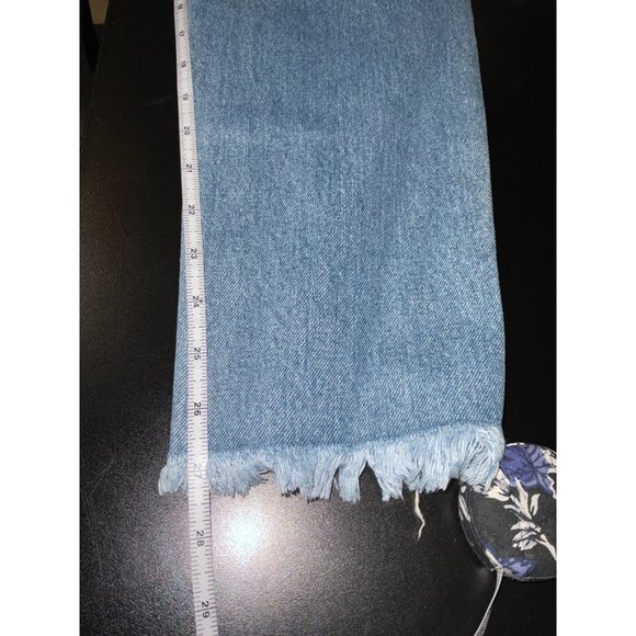 KANCAN New Distressed Raw Hem High Rise Mom Jeans size 5/26 - Picture 12 of 14